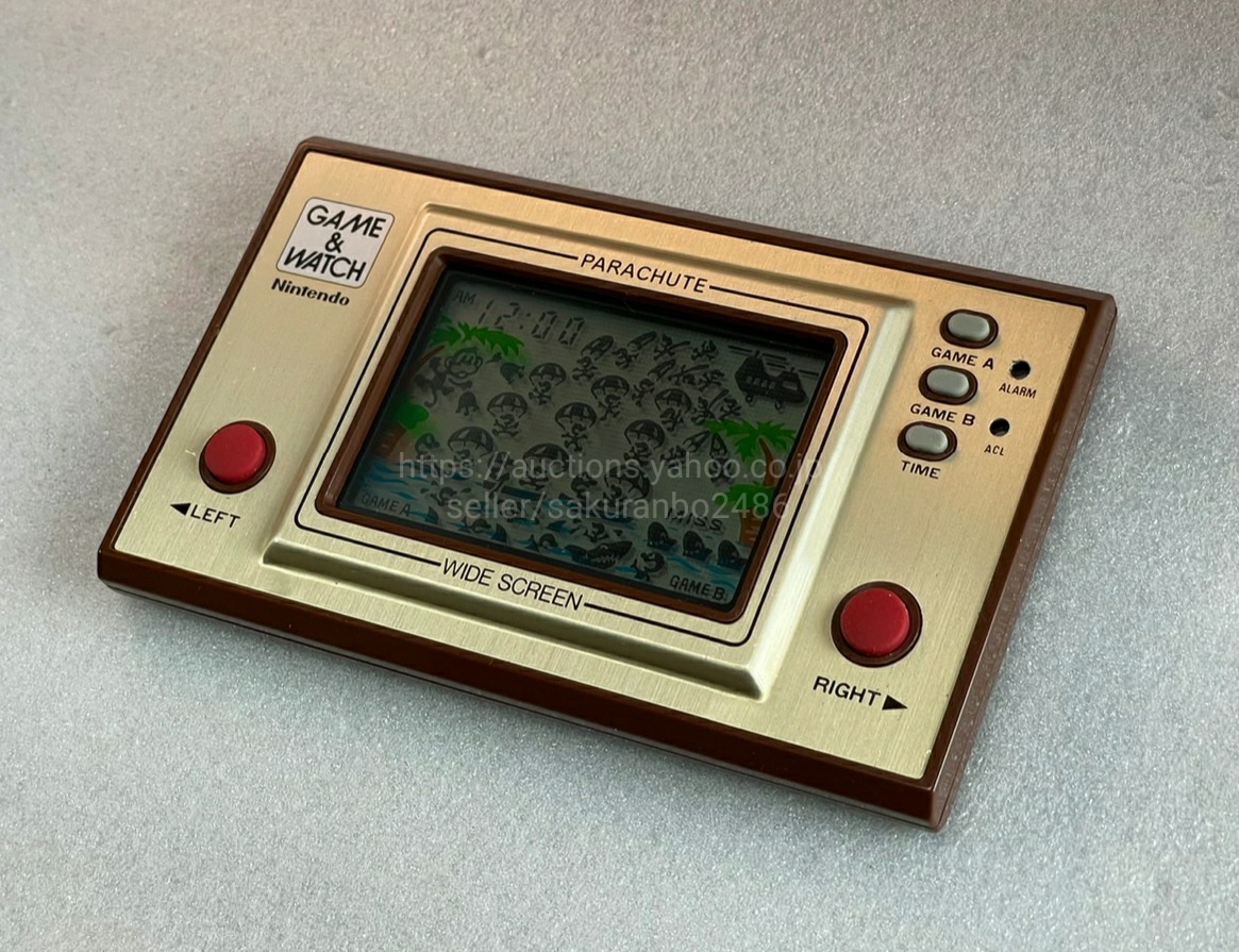 ゲームウォッチ パラシュート 即決 画面良好 ゲームウォッチ
