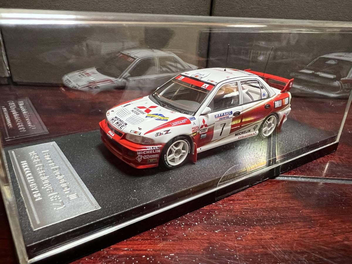 1/43 Hpi racing 8557 Mitsubishi Lancer Evolution Ⅲ #7 1996 