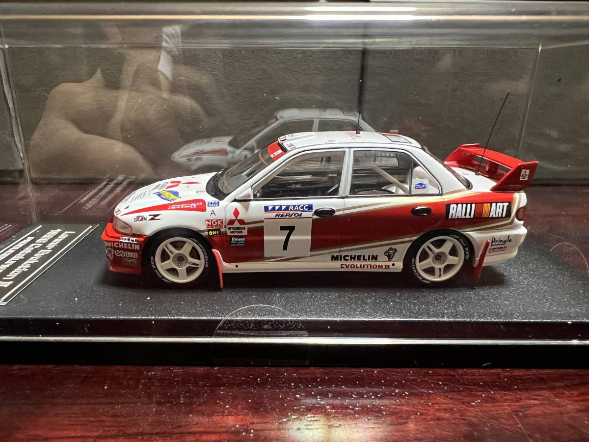 1/43 Hpi racing 8557 Mitsubishi Lancer Evolution Ⅲ #7 1996 