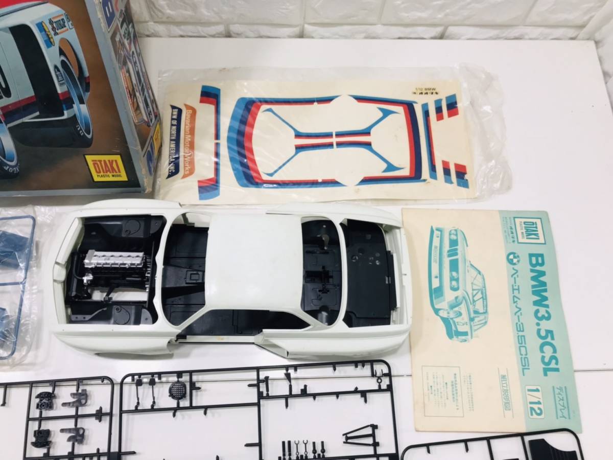 L81☆1円～☆当時物 オオタキ OTAKI 1/12 BMW 3.5CSL レーシングカー 