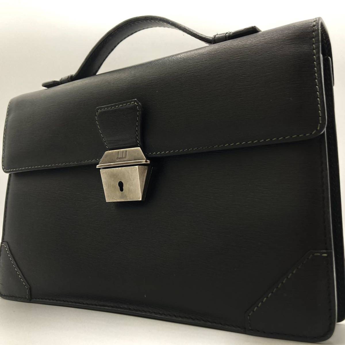 極美品 dunhill ダンヒル ビジネスバッグ ハンドバッグ バッグ PVC