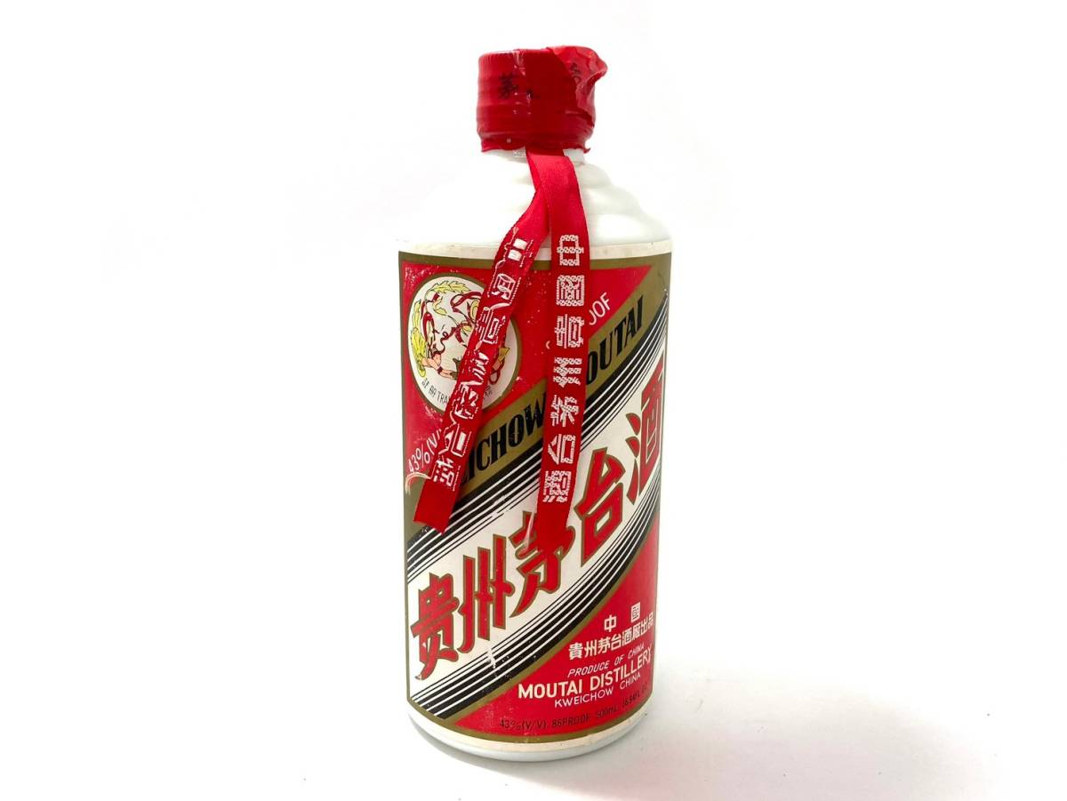 貴州茅台酒 中国酒 マオタイ酒 約640g 53度 270ml J08-06