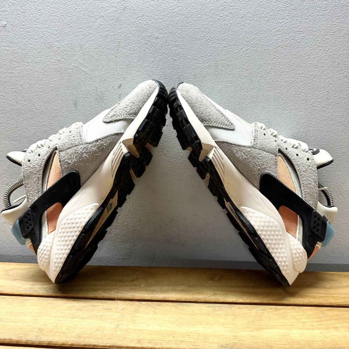 NIKE W AIR HUARACHE MOON FOSSIL/DUTCH BLUE-RATTAN ナイキ エア 