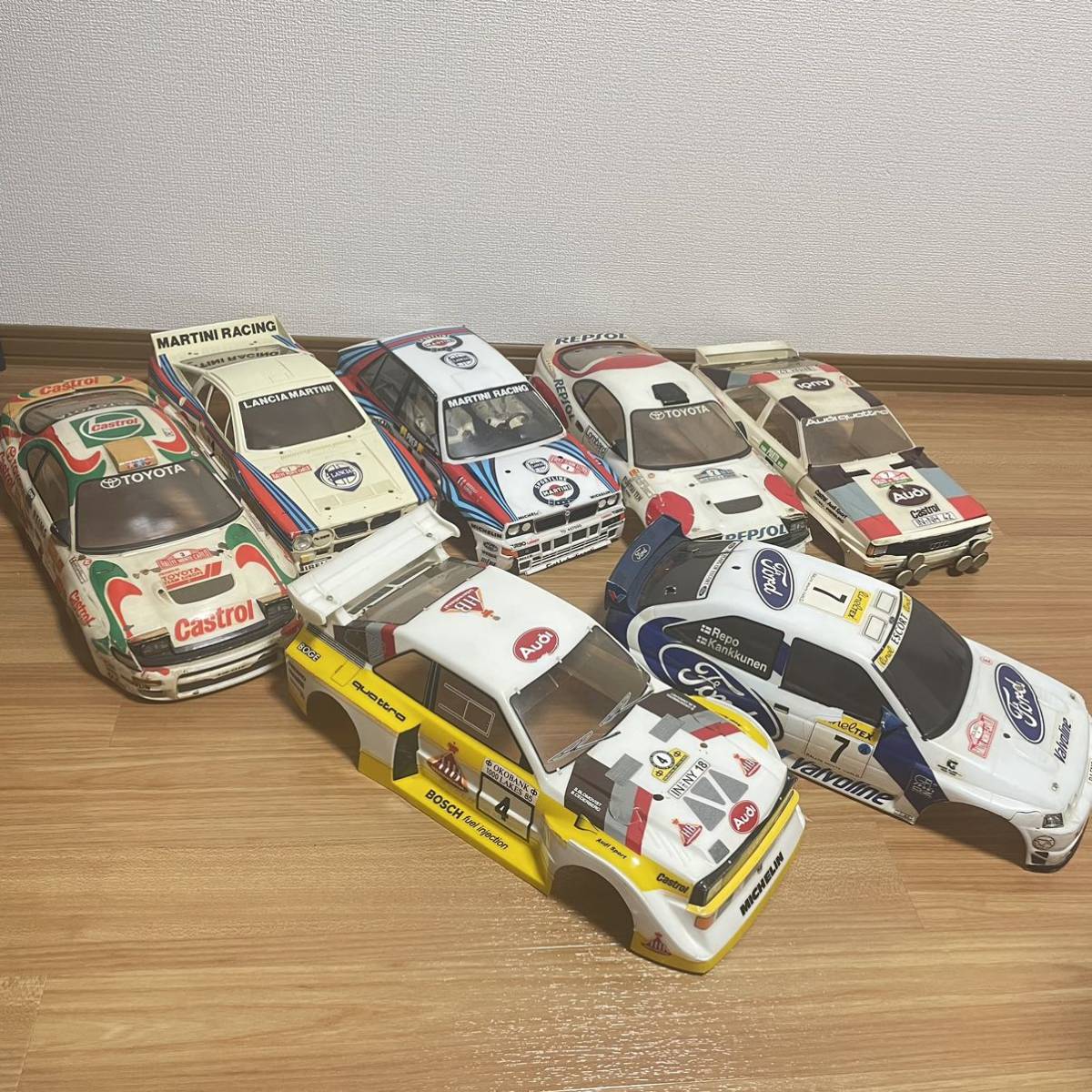 1円スタート タミヤ ドリフト ツーリング エンジン ラジコン ボディー