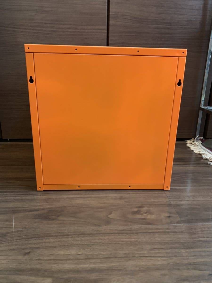IKEA LIXHULTリックスフルトスチールキャビネット オレンジ 2個セット