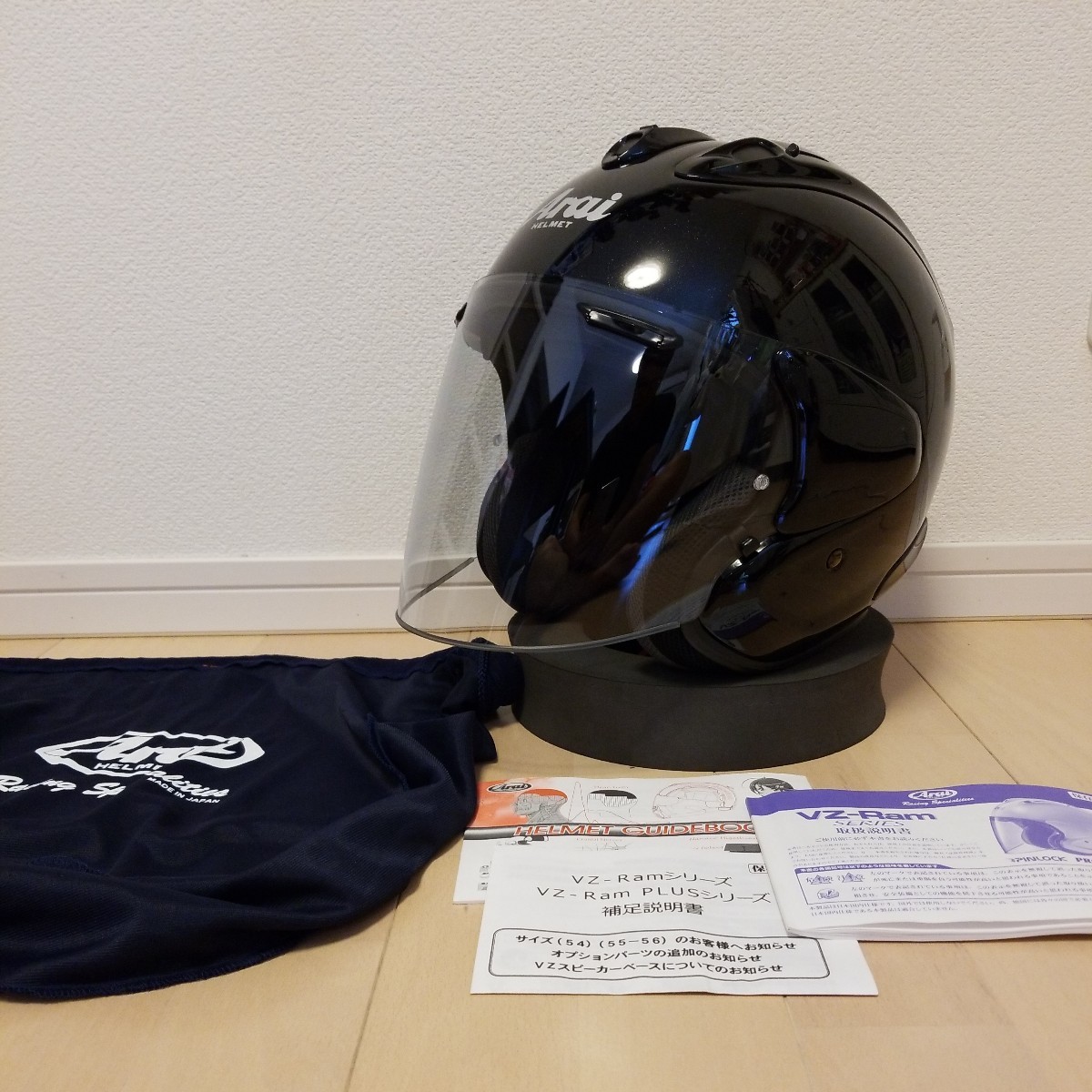 アライ Arai ジェットヘルメット SZF SZ-F アルミナシルバー XL