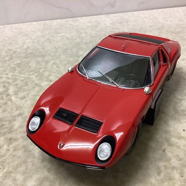 1円〜 京商 1/18 ランボルギーニ MIURA P400SV レッド/ゴールド 【公式