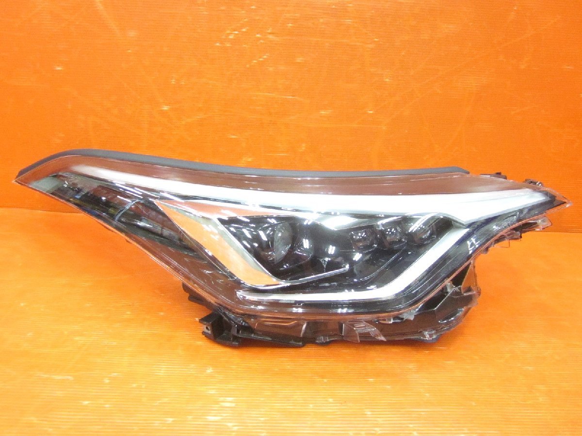 【N】C-HR 後期純正 LED ヘッドライト 右側 KOITO:10-116 刻印:K ZYX10 ZYX11 NGX10 NGX50 ステー破損 中古品