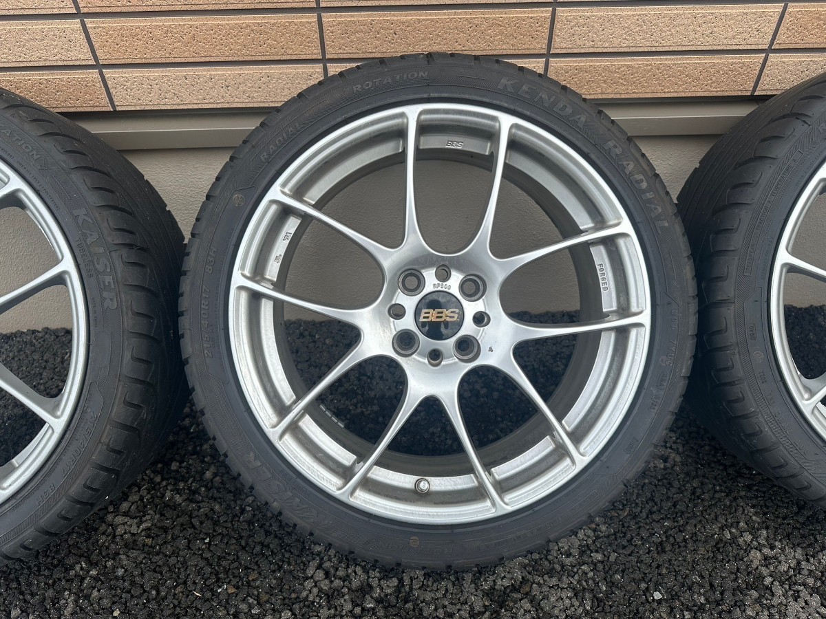 BBS RF500 17インチ 4H pcd100 シャトル アクア ロードスター フィット 