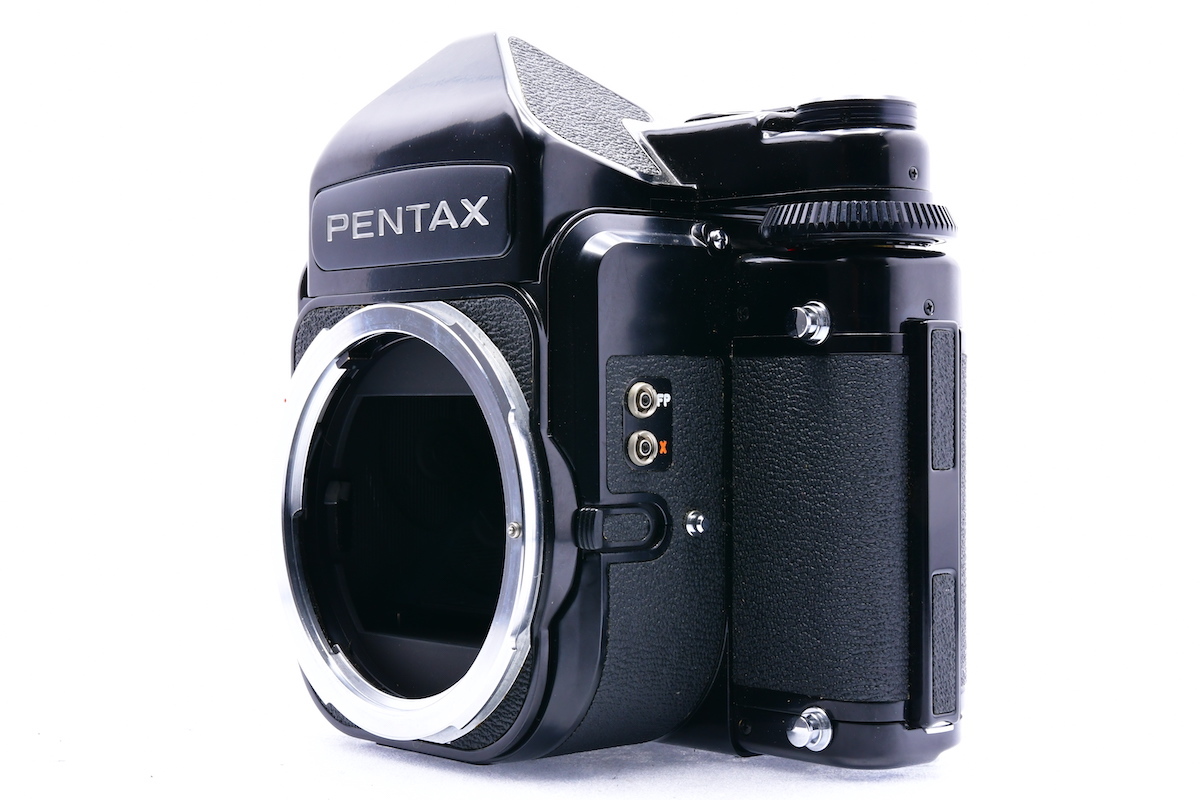 PENTAX 67 TTLファインダー ボディ + 木製グリップ ペンタックス 中判