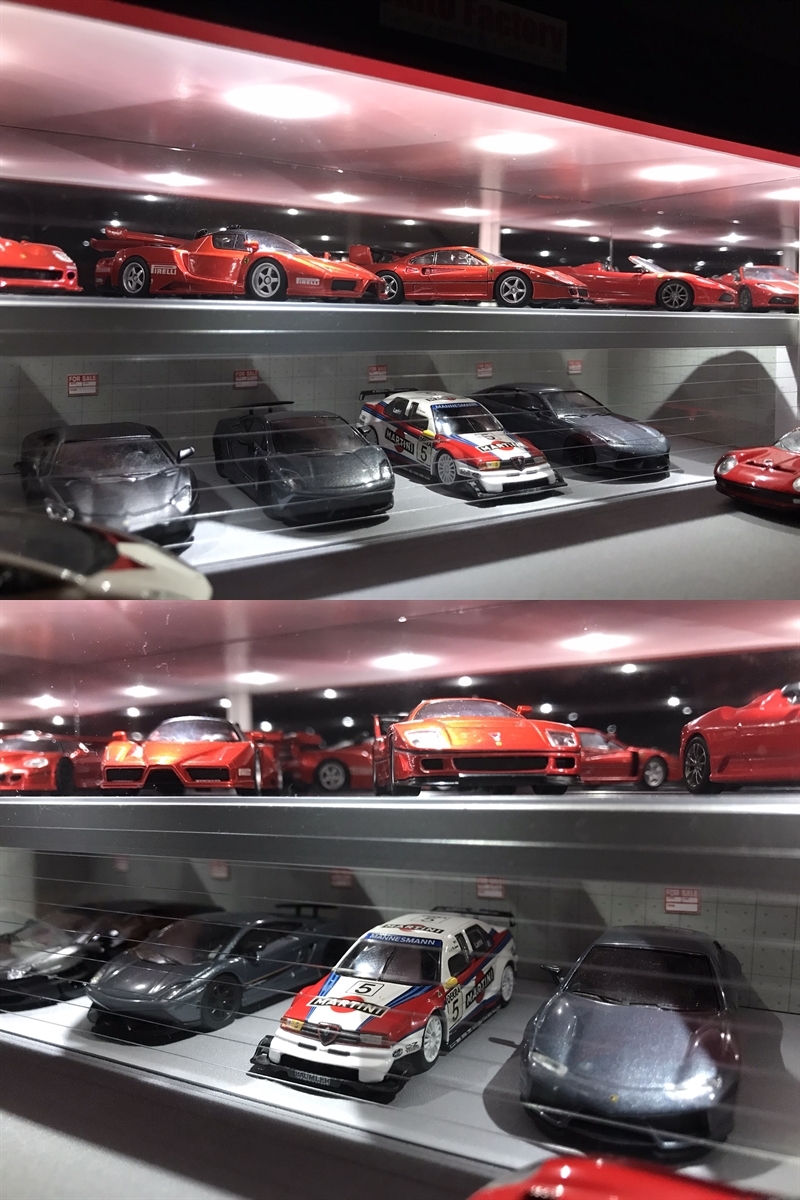 ミニカー専用ジオラマ：1/64 カーディーラーⅡ（ブラック