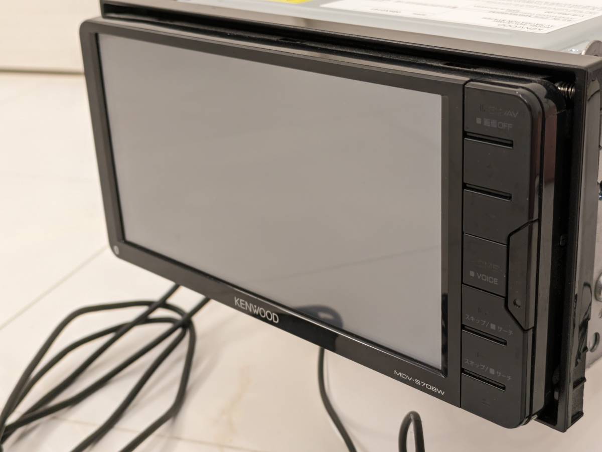 ☆ケンウッド☆彩速ナビ☆MDV-S708W☆7インチワイド☆地図データ2020