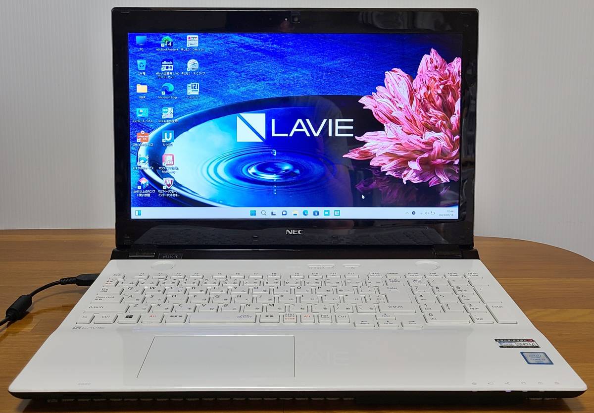 ★☆美品Win11 LAVIE NS350E/i3/8G/SSD/BD/WLAN/カメラ☆★