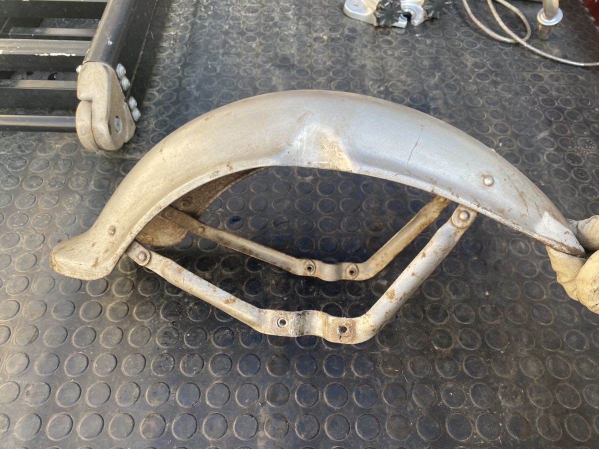 ホンダ ダックス ST70Z 初期 純正 鉄兜フェンダー フロント DAX