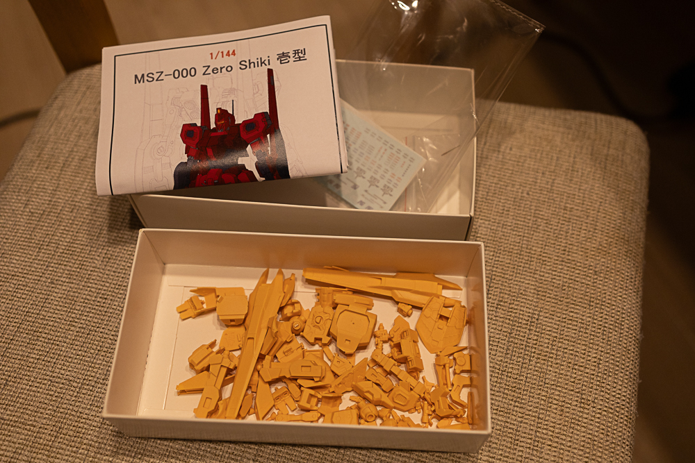 未組立 ZICK FORM MSZ-000 零式 壱型 ガレージキット C3 AFA TOKYO