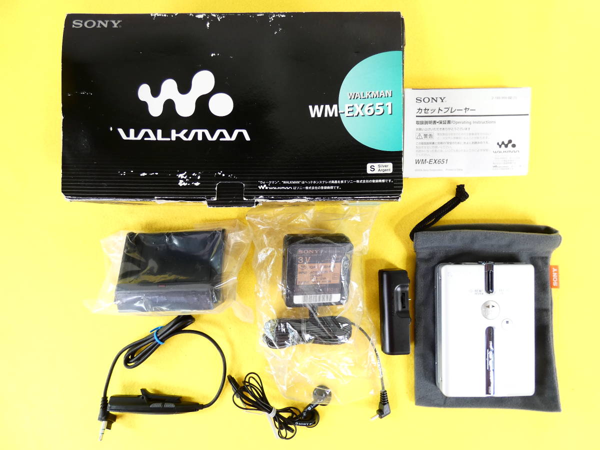 新作入荷，格安】 S) SONY ソニー WM-EX651 カセットウォークマン 音響