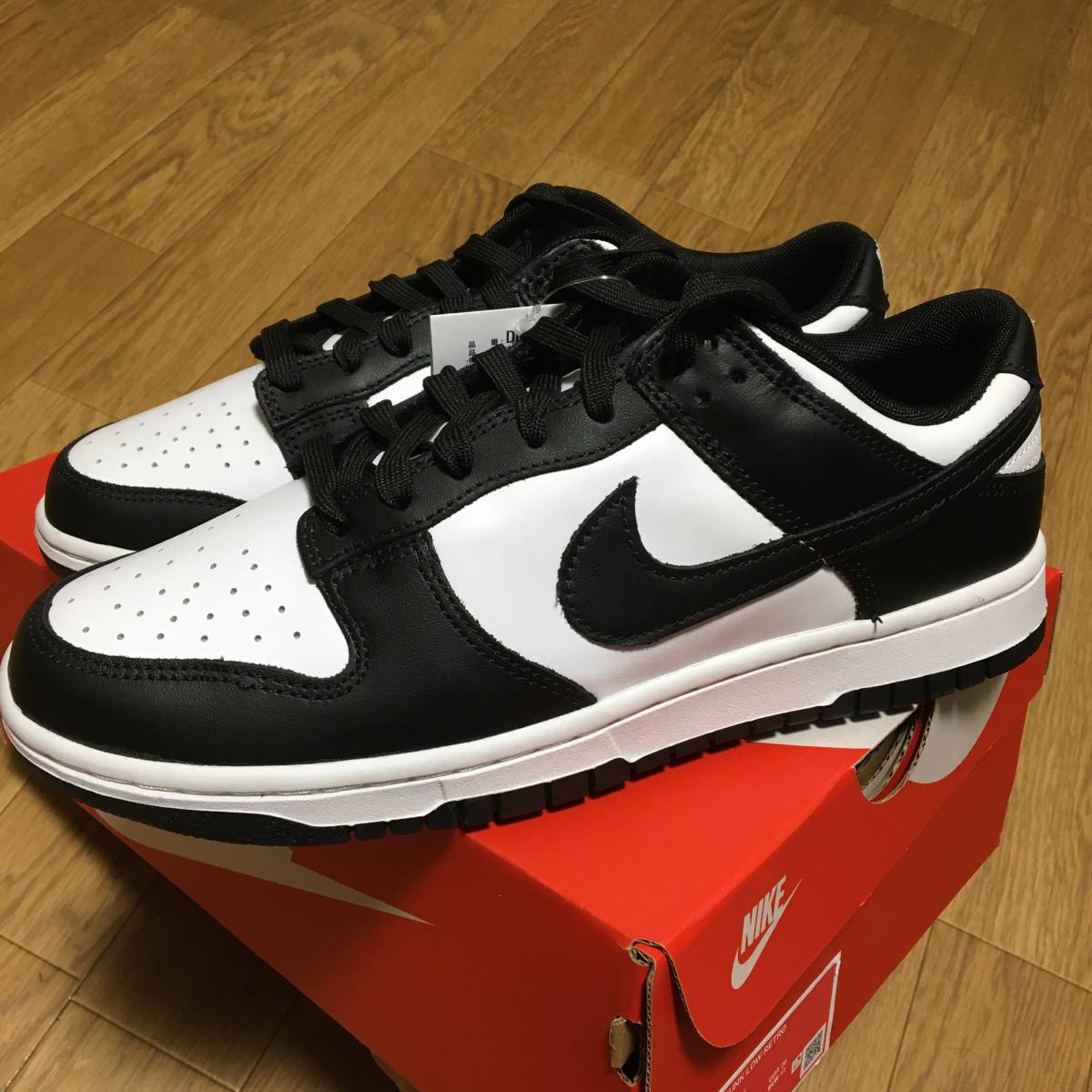 新品 未試着 26cm NIKE DUNK LOW WHITE BLACK PANDA ナイキ ダンク ロー ホワイト ブラック パンダ 白 黒 DD1391-100 即決 即発送