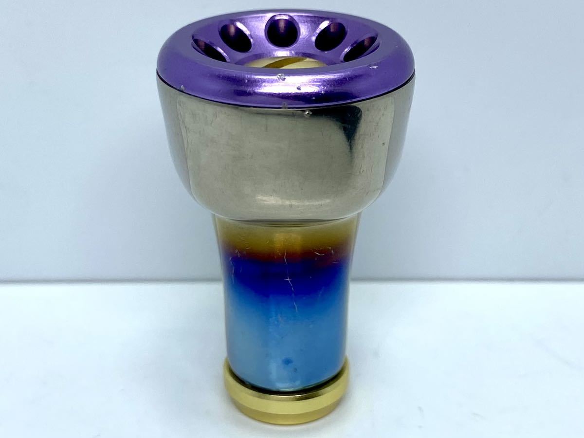 限定 ヴァガボンドリブレ フォルテシモ ハンドルノブ 検）フォルティシモ フォルテ シモ シマノ ダイワ パープル ゴールド 単品