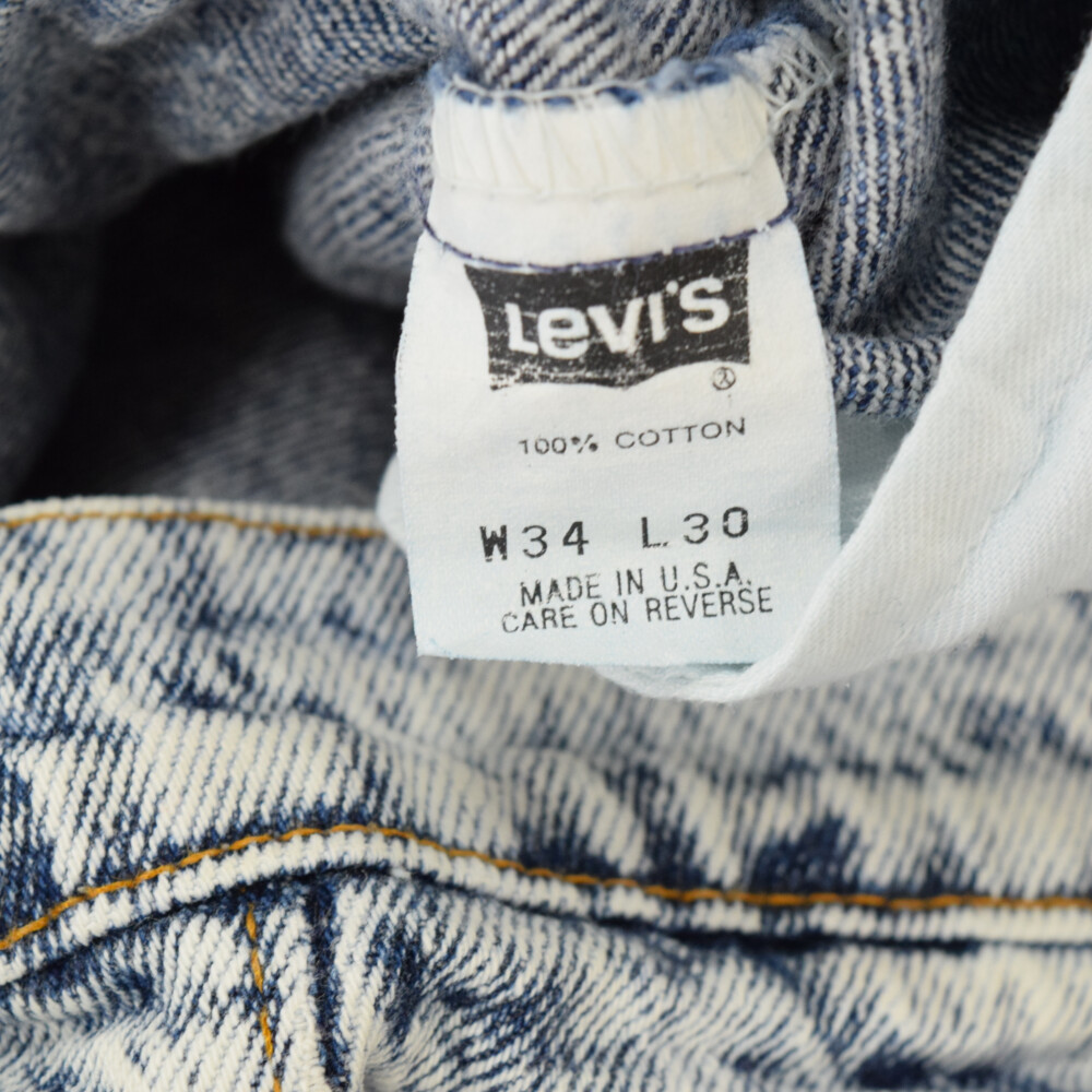 格安，品質保証】 Levi's リーバイス 90s VINTAGE 550 ケミカル
