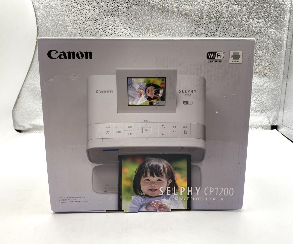Canon フォトプリンター SELPHY CP1200 未使用品 j1991 キヤノン 周辺