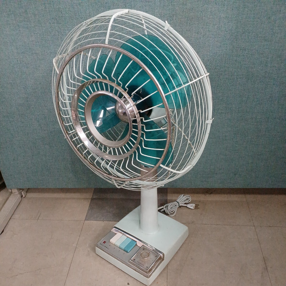 昭和レトロ NATIONAL ELECTRIC FAN ナショナル扇風機 TYPE/30HD 羽根径