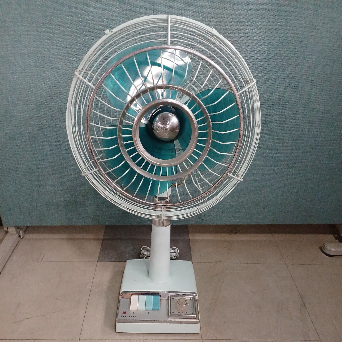 昭和レトロ NATIONAL ELECTRIC FAN ナショナル扇風機 TYPE/30HD 羽根径