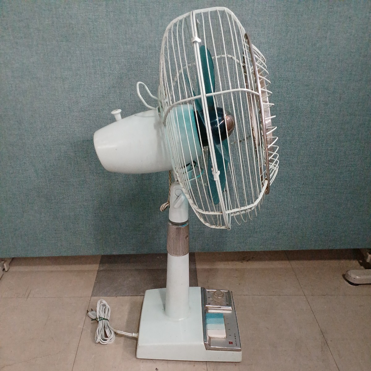 昭和レトロ NATIONAL ELECTRIC FAN ナショナル扇風機 TYPE/30HD 羽根径