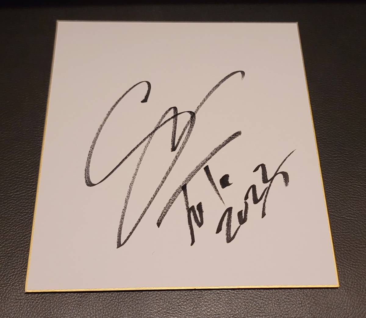 【貴重】 TOTO スティーヴ・ルカサー 直筆 サイン色紙