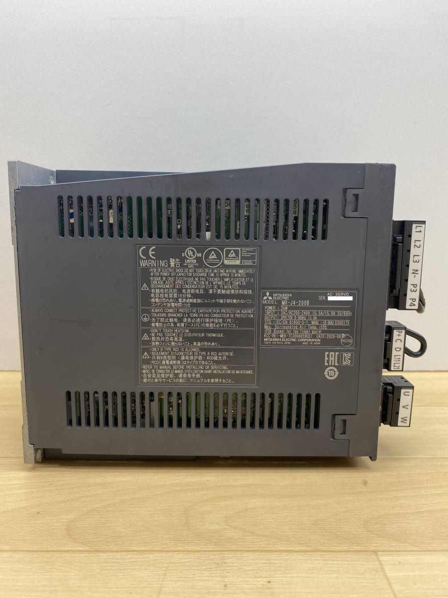 | MR-J4-200B サーボアンプ 三菱電機 AC200V?240V 2kw 産業用サーボアンプ ENV ACサーボ MELSERVO MELSERVO-J4 MELSERVO-J4シリーズ 三菱 37Y1-16 &frasl; サーボ
