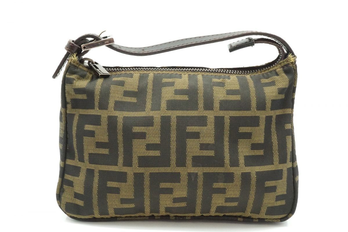 フェンディ FENDI アクセサリーポーチ 1円 ミニハンドバッグ 極美品 1 