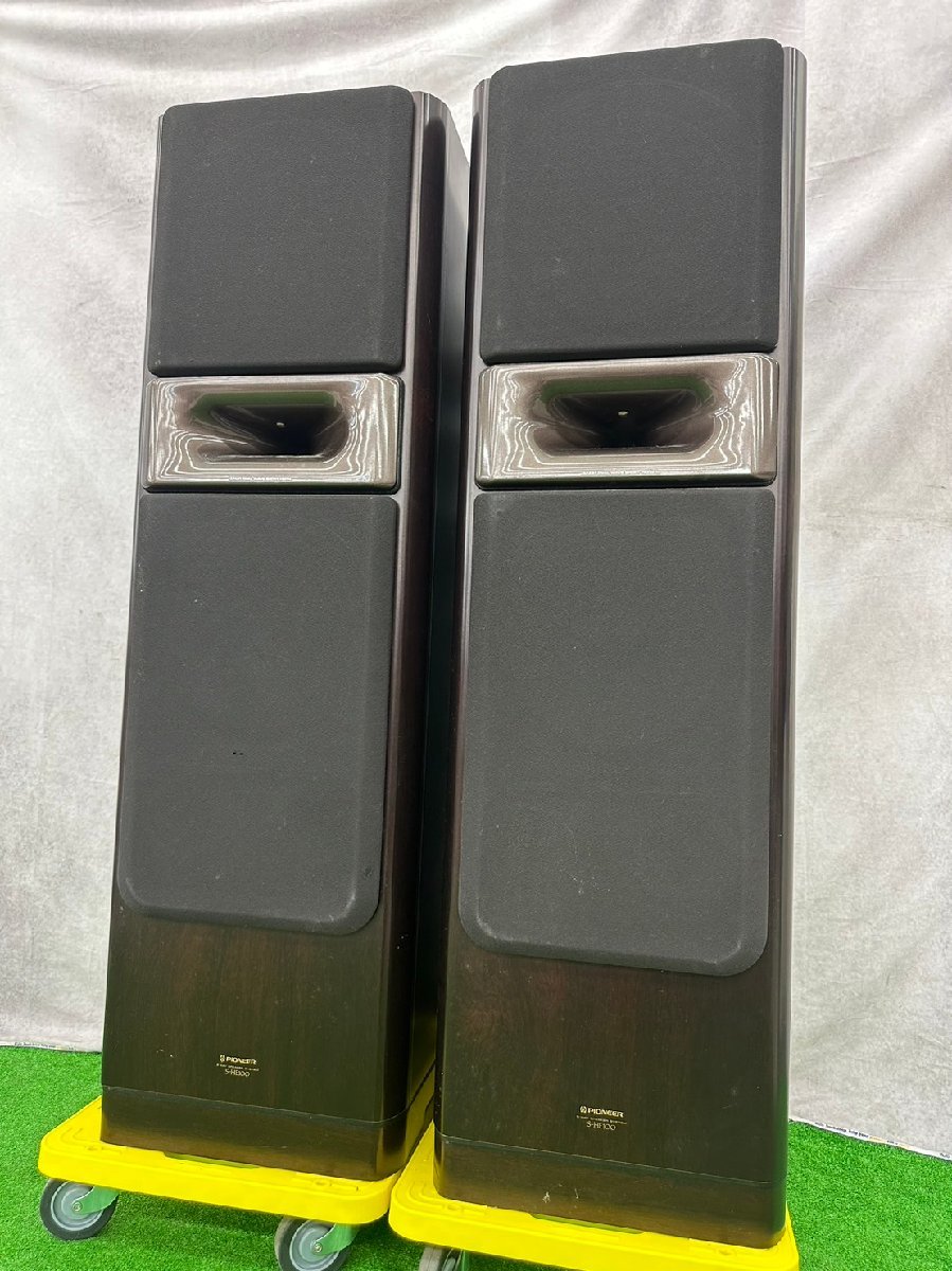 □t426 現状品☆PIONEER パイオニア S-HE100 ペアスピーカー【ヤマト 