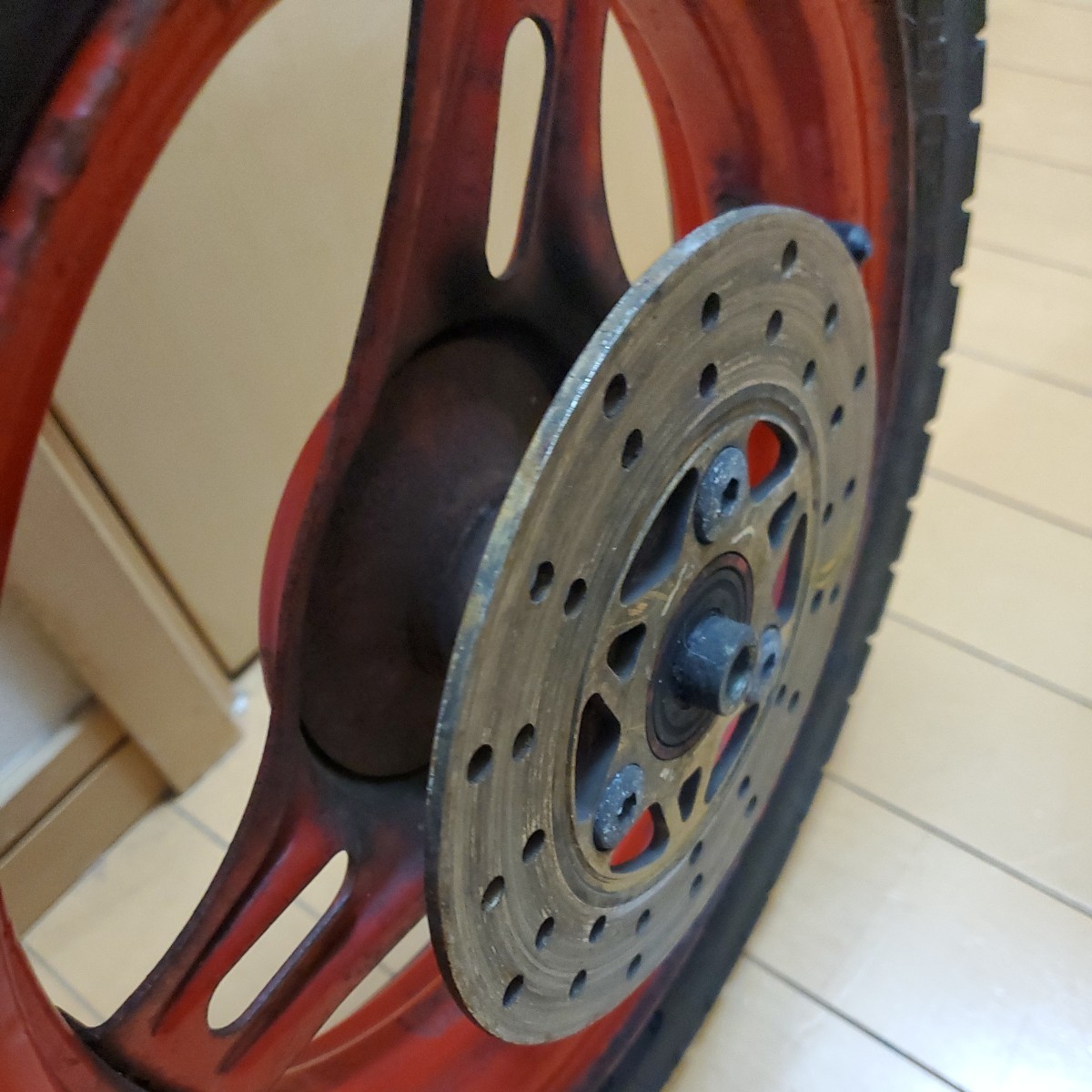 ヤマハ チャンプ RS フロント ホイール ディスク 2NA ジョグ ペリカン