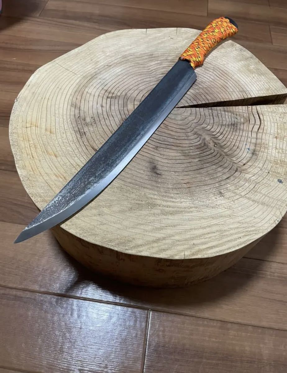 アウトドア用剣鉈刃厚9㎜(ハンティングナイフ、狩猟刀)｜売買 