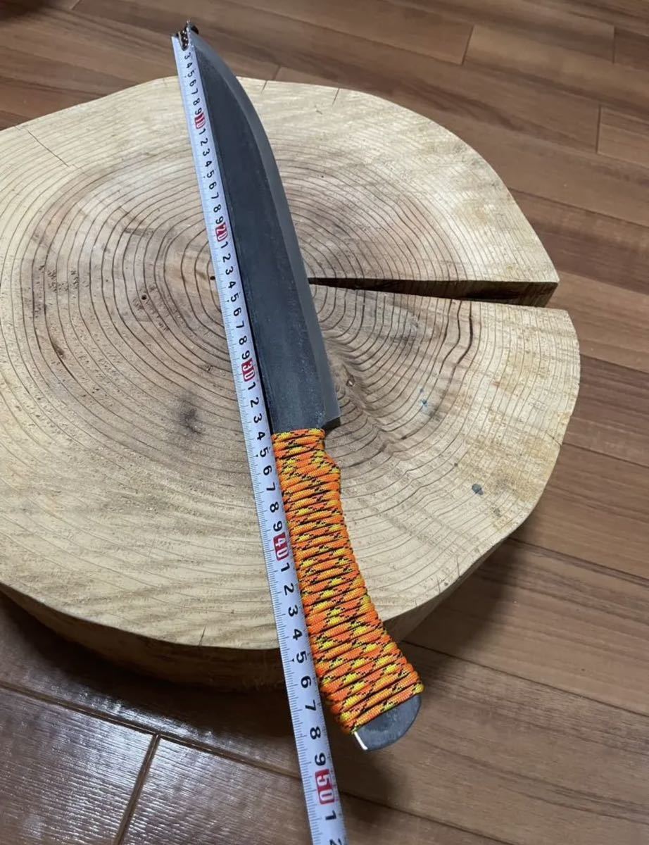 アウトドア用剣鉈刃厚9㎜(ハンティングナイフ、狩猟刀)｜売買された 