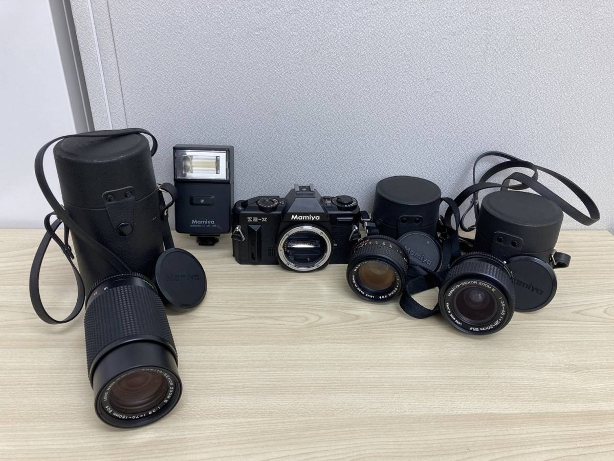 1円～☆Mamiya ZE-X レンズ3点セット 一眼レフカメラ フィルムカメラ