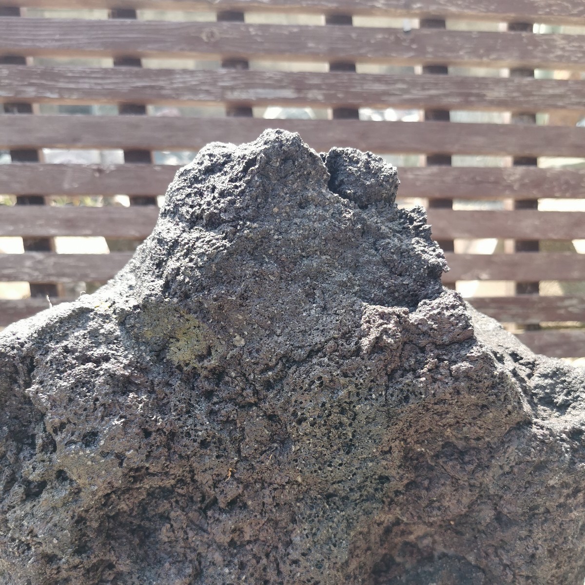 富士溶岩石160キロ庭石鑑賞石石庭坪庭ガーデニング置物