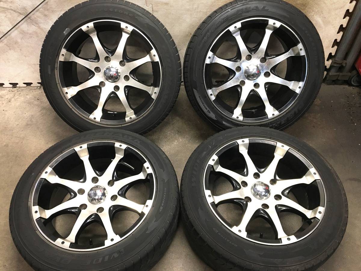 ハイエース MKW 17×8J+25 PCD139.7 6H ワイドアルミホイール＆215 
