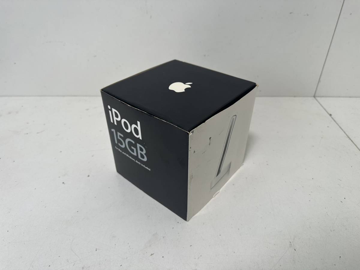 Apple M8946J/A 本体 iPod 第3世代 15GB アダプタ ケーブル 他付属品 