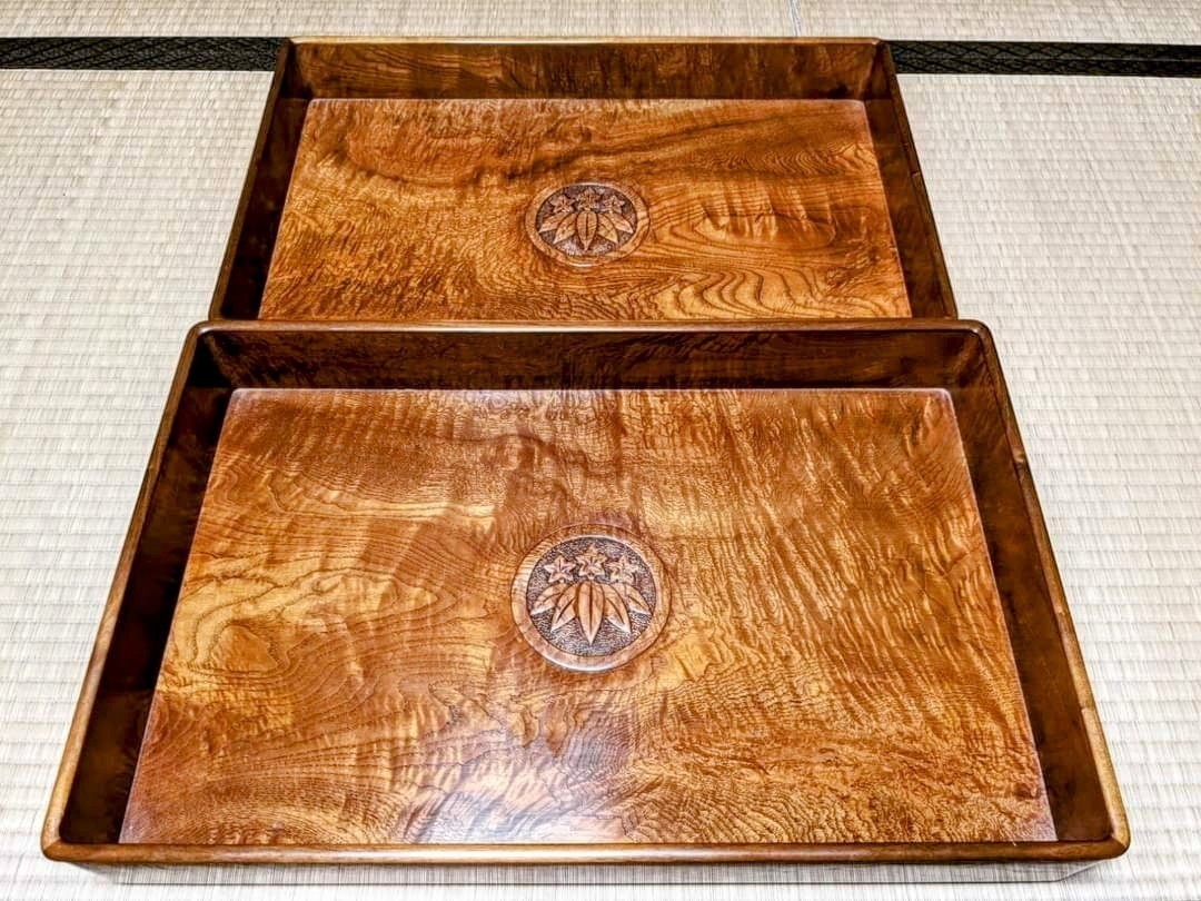  1941年 銘木 御蔵島桑 島桑 拭漆 江戸指物 衣装盆(木工、竹工芸)｜売買されたオークション情報、yahooの商品情報をアーカイブ公開 - オークファン 木工、竹工芸