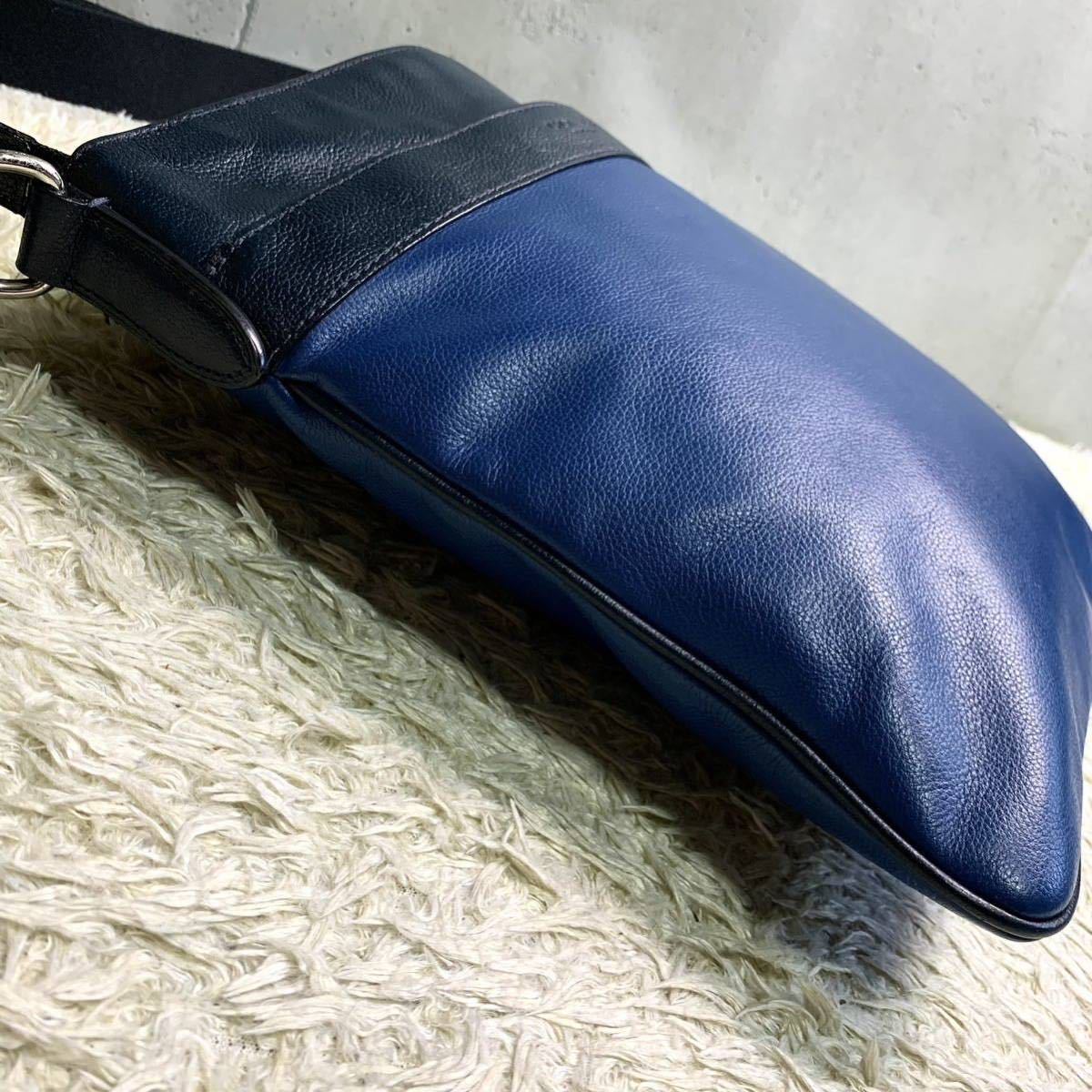 1円 極希少 極美品 COACH コーチ メンズ ショルダーバッグ サコッシュ 