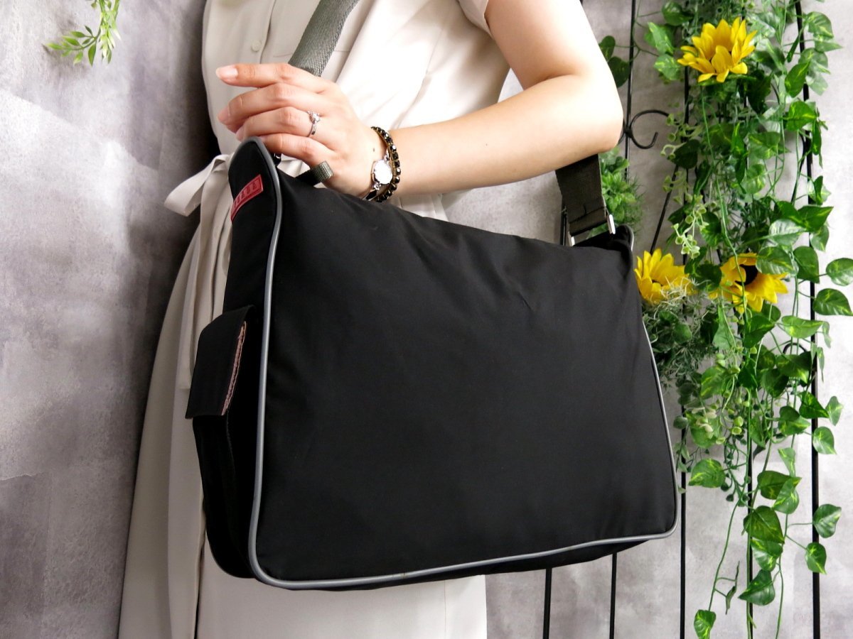 超美品○PRADA プラダ スポーツ○メンズ○ナイロン○ショルダー バッグ 