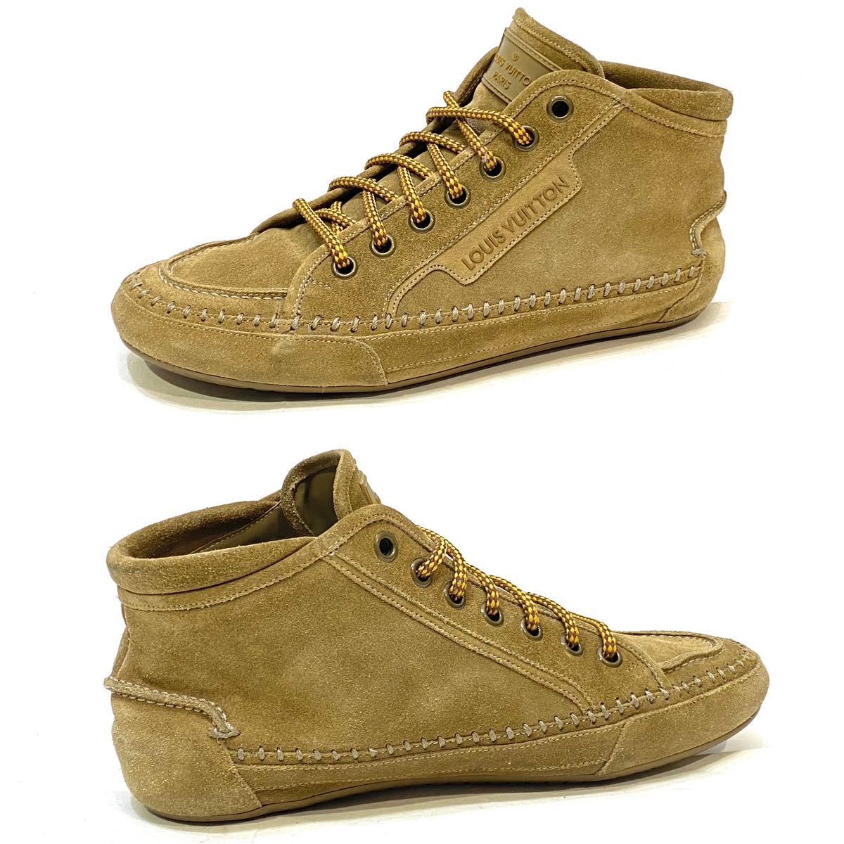 LOUIS VUITTON LI0191 MENS スエード モカシンブーツ ルイヴィトン
