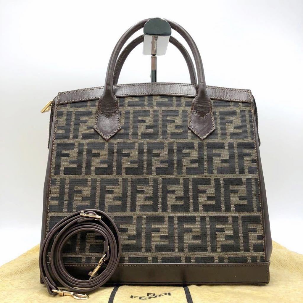 フェンディ FENDI ショルダーバッグ 1円 レザー - 美品 ズッカ 最高級 