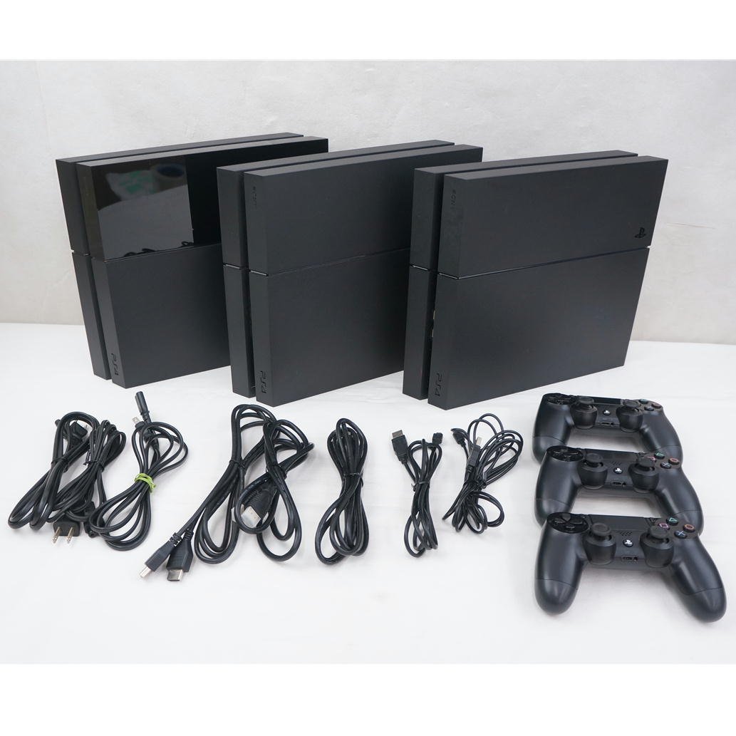 1円【一般中古】SONY ソニー/PS4 3台セット/CUH-1000A、1200A/67