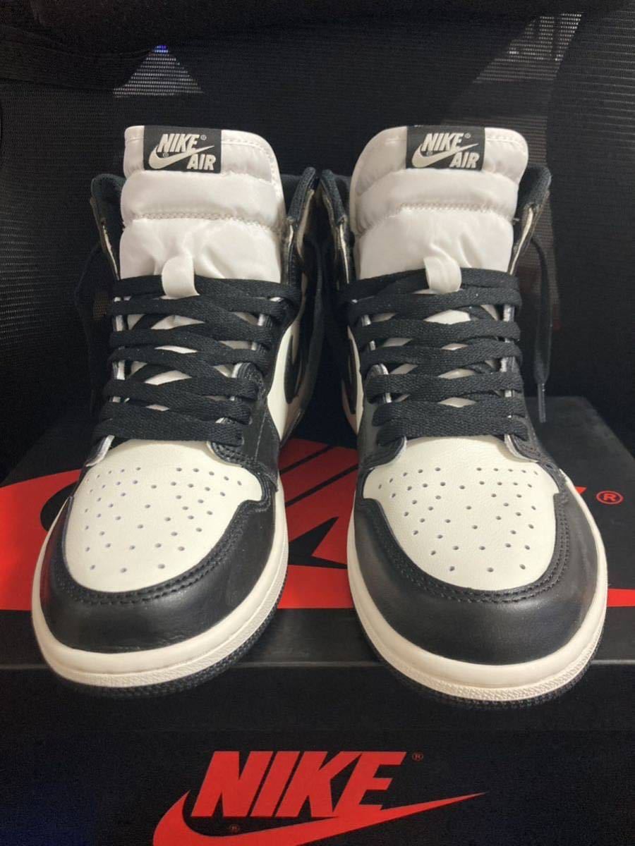 鑑定済 未使用 Nike Air Jordan 1 High OG Sail/Dark Mocha/Black エア 