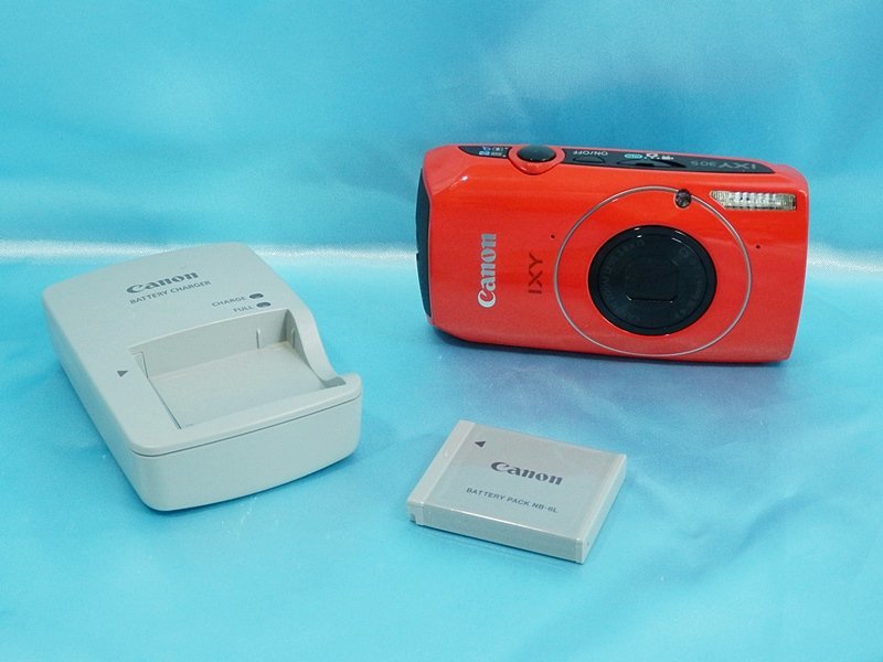◇ Canon キャノン IXY 30S [レッド] ◇1000万画素・コンパクト