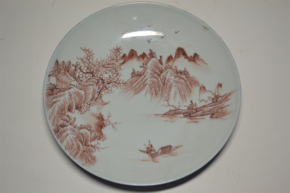 中国美術　飾皿　皿　茶道具　中国古玩　置物