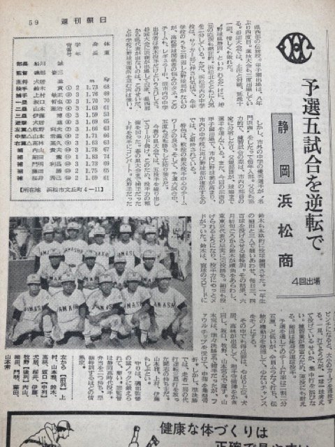 アサヒグラフ 1979年 8月31日 昭和54年 第61回 全国高校野球選手権大会 010070 Amazon.co.jp: アサヒグラフ特別増大号  甲子園・熱闘譜 第57回全国高校野球選手権大会 1975年（昭和50年）表紙・原辰徳 : 編集長・小島茂: 本 アサヒクラブ　第57回全国高校野球選手権大会　甲子園　熱闘譜　1975年