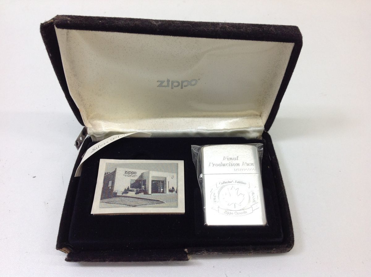 営MK769-60-M【未使用品】zippo ジッポー 1787/25000個限定 Canada Final Production Run カナダ工場最終モデル 2002年製