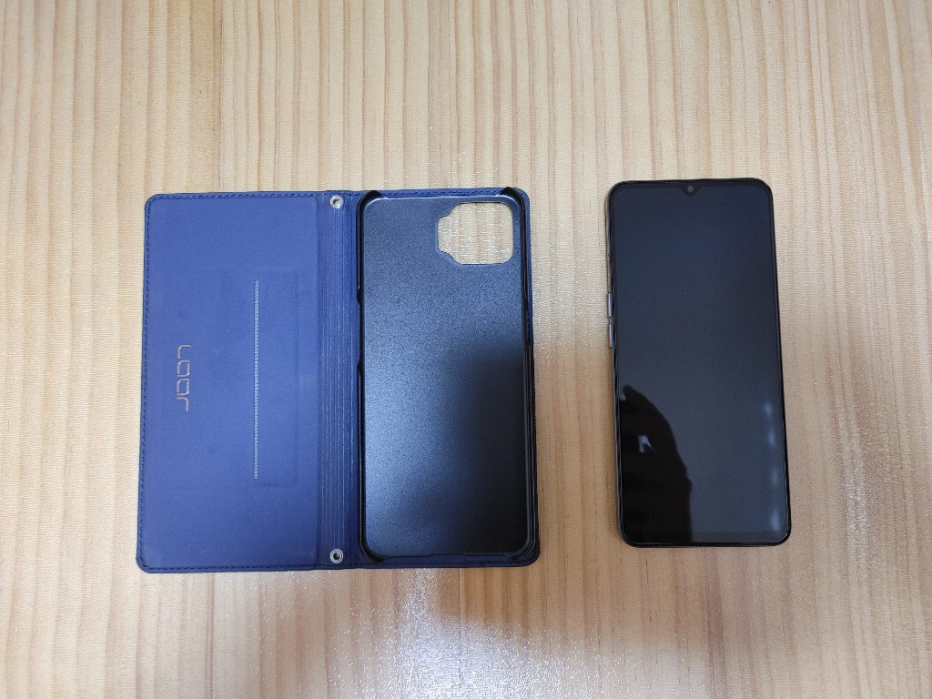 ●送料無料/訳あり/ケース付き/OPPO A73 CPH2099 楽天モバイル SIMロックなし ネービーブルー SIMフリー シムフリー/64GB/青